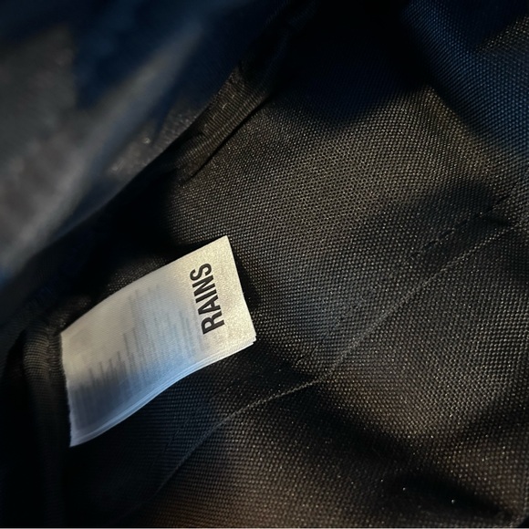 Rains Black Bum Bag - Picture 10 of 12